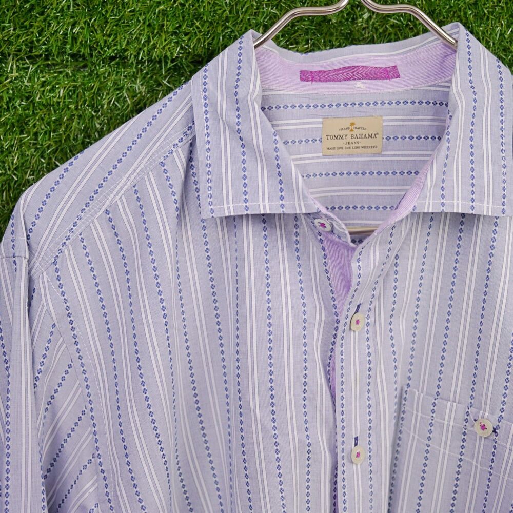 Tommy Bahama Jeans Long Sleeve Shirt - 100% Cotton - Men's Size L